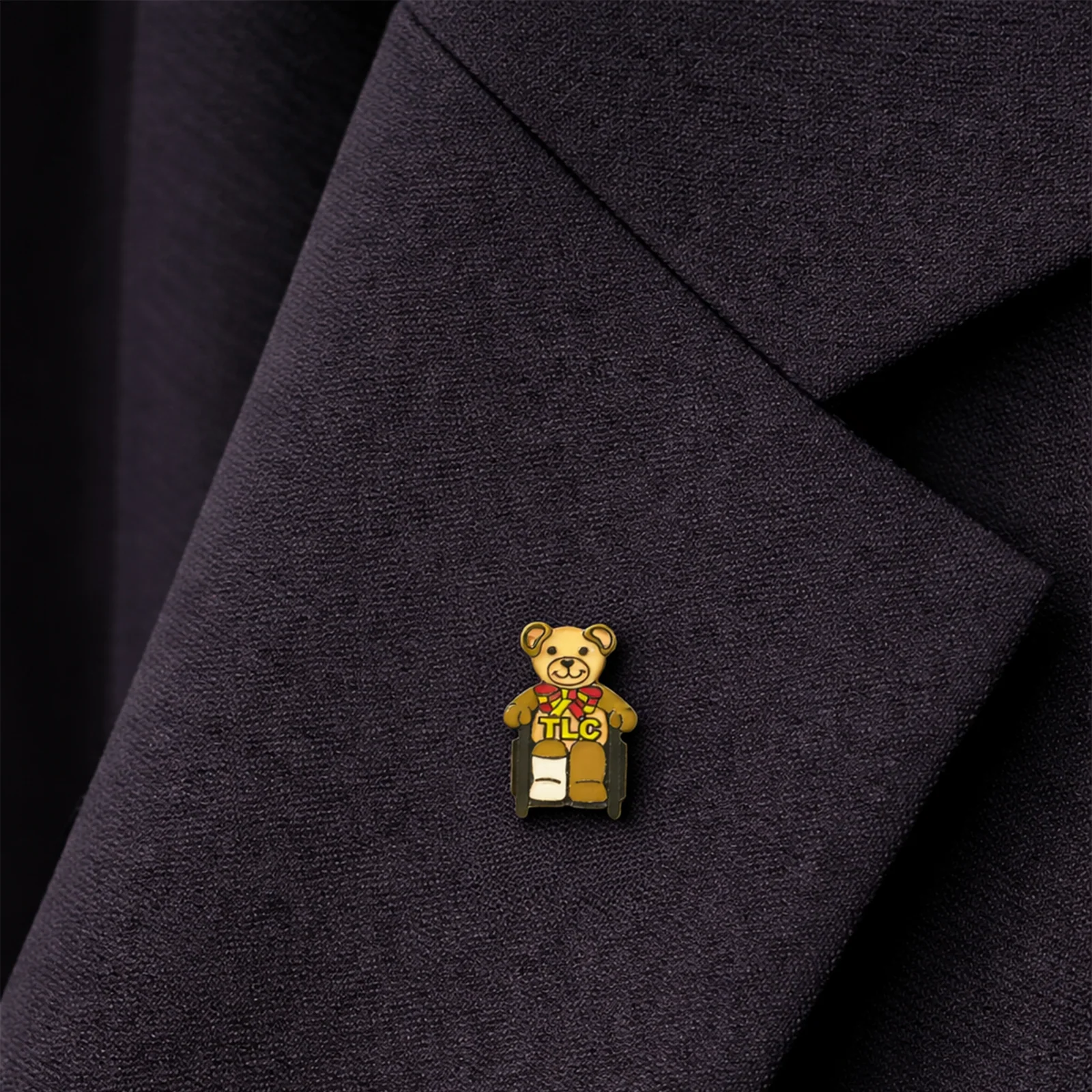 TLC Wheelchair Teddy Pin